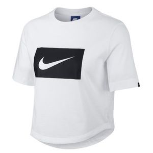 Nike Logo Crop Tee